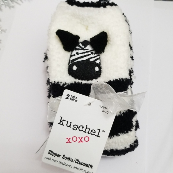 3/$20 NWT 2 Pair of Toddler Girl Slipper Socks